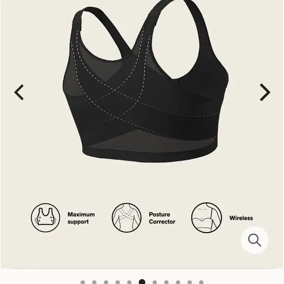 NWT Victoria’s Secret Black Women's Leonisa Posture Correction Bra, NWT - Picture 3 of 5